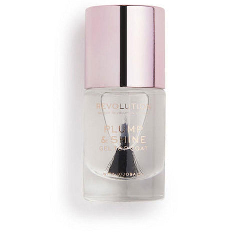 Revolution Make Up Pump & Shine Gel Top Coat Per Unghie Unghie Lucide E Nutriente