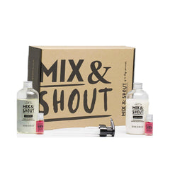 Mix & Shout Rutina Rizado Set Shampoo E Balsamo Per Capelli Ricci Cura Intensiva Naturale