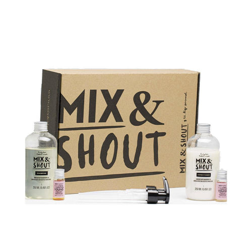 Mix & Shout Rutina Rizado Set Capelli Ricci Rinforzanti Ricci Potenti