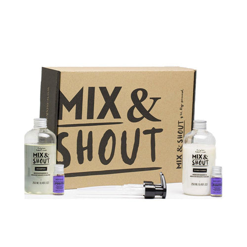 Mix & Shout Rutina Rizado Kit Cura Capelli Ricci Idratazione Profonda
