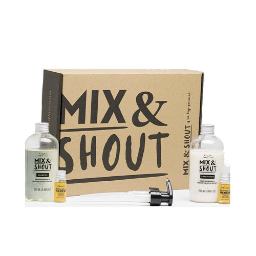 Mix & Shout Rutina Rizado Shampoo E Balsamo Per Capelli Ricci Enhanced Curl Vitality