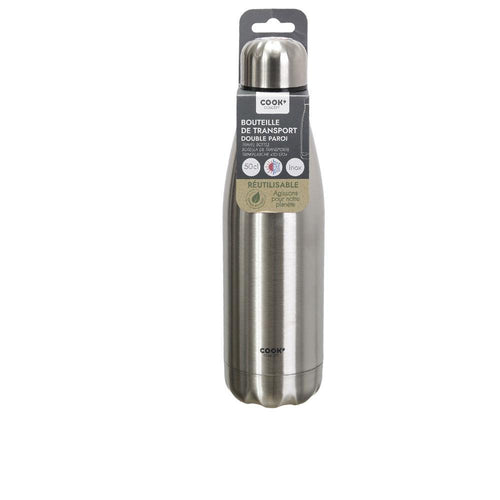 Cook Concept Termo Botella Bottiglia Termica In Acciaio Doppia Parete Ottimale