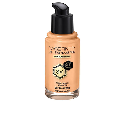 Max Factor Facefinity All Day Flawless 3 In 1 Foundation Perfekte Ganztägige Abdeckung