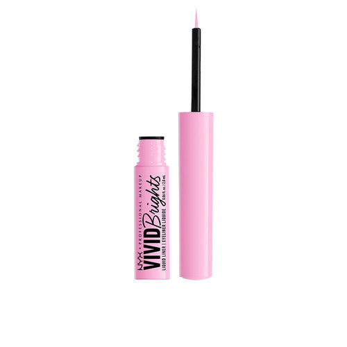 Nyx Professional Make Up Vivid Bright Eyeliner Liquido Look Intenso E Impermeabile