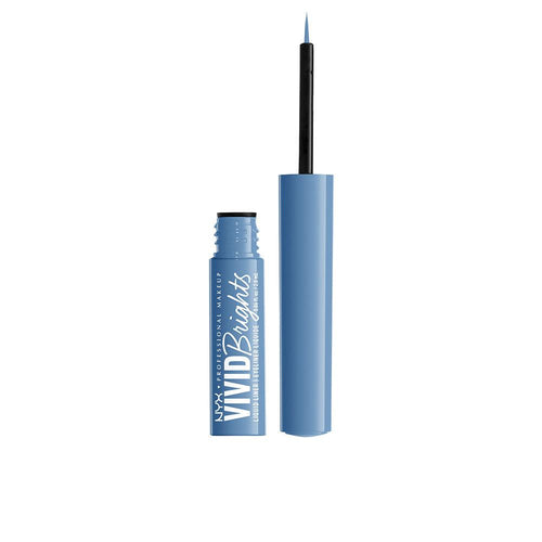 Nyx Professional Make Up Vivid Bright Eyeliner Liquido Look Intenso E Impermeabile