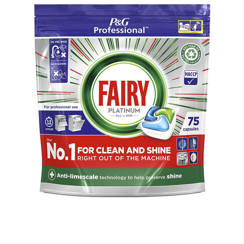 Fairy Professional Platinum Detersivo Per Lavastoviglie Potere Detergente Incomparabile