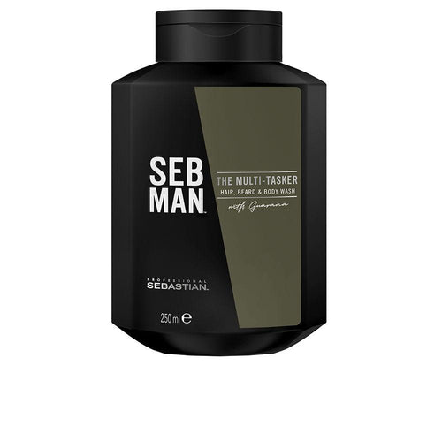 Sebman The Multitasker Champú Cabello Piel Y Barba Energiza Tu Rutina Diaria