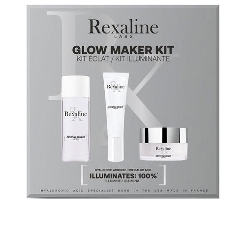 Rexaline Crystal Bright Crema Set Viso Idratante E Illuminante