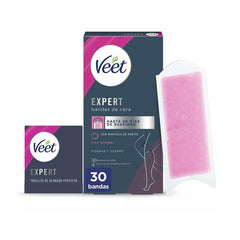 Veet Expert Corporal Tiras De Cera Para Piel Normal