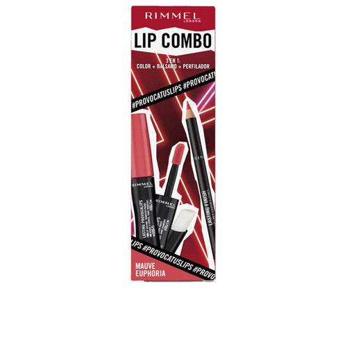 Rimmel London Lip Combo Trucco Labbra Lunga Durata Labbra Perfette Sempre