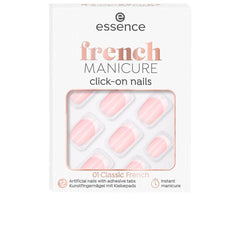 Essence French Essence Unghie Finte Click On Manicure Francese Eleganza Da Salone