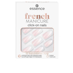 Essence French Essence Unghie Finte Click On Manicure Francese Eleganza Da Salone