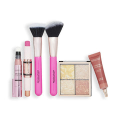 Revolution Make Up Blush & Glow Kosmetik Geschenkset Festliche Lippen Perfektion