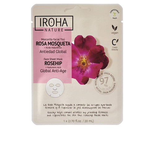 Iroha Rosa Mosqueta Gesichtsmaske Anti Aging Jugendliche Strahlende Haut