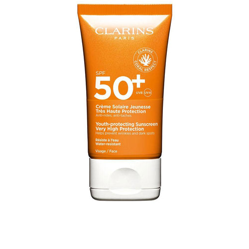 Clarins Solaire Crema Facial Dry Touch SPF 50 Plus Protección Solar Efectiva