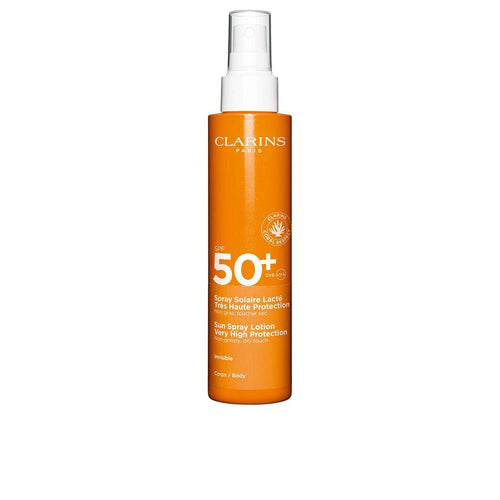 Clarins Solaire Leche Hidratante Solar Spray Para El Cuerpo Protección Solar Transparente