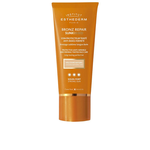 Institut Esthederm Bronz Repair Crema Viso Solare Antirughe Tinta Protetta Dal Sole Dorato