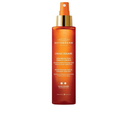Institut Esthederm L'Huile Solaire Spray Solare Per Corpo E Capelli Nutrimento E Protezione