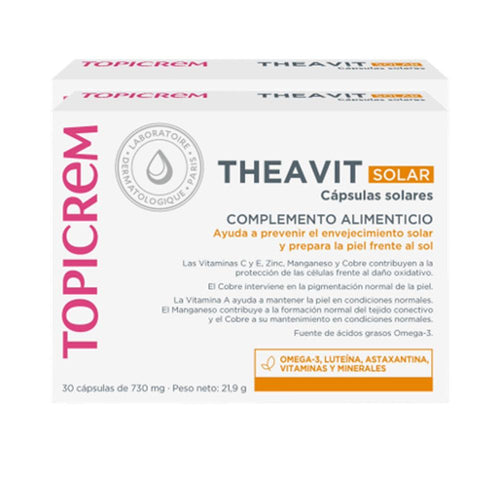 Topicrem Theavit Integratore Alimentare In Capsule Protezione UV Naturale