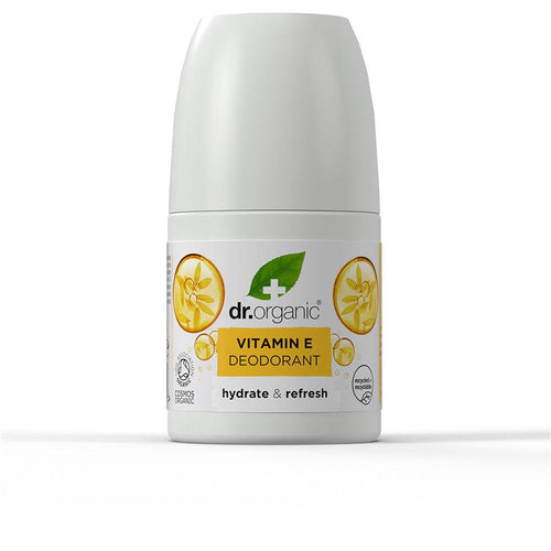 Dr Organic Vitamina E Deodorante Roll On Protezione Antiossidante Vegan Naturale