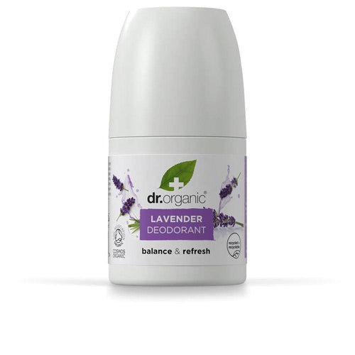 Dr Organic Lavanda Deodorante Roll On Freschezza Naturale Senza Alluminio
