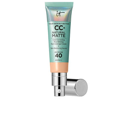 It Cosmetics Cc+ Natural Matte Base De Maquillaje En Crema Spf40 Control De Brillo 16 Horas