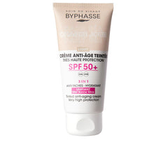 Byphasse Crema Facial Viso Anti Aging Con Tinta Spf50 Plus Protezione Viso Uv Superiore