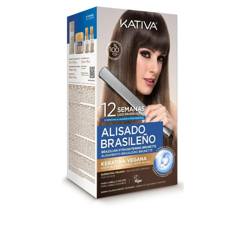 Kativa Kativa Profesional Set Trattamento Lisciante Capelli Brasiliano Senza Formaldeide
