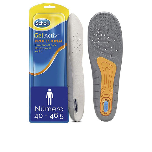 Scholl Gel Activ Soletta Uomo Professionale Riduzione Affaticamento Piedi