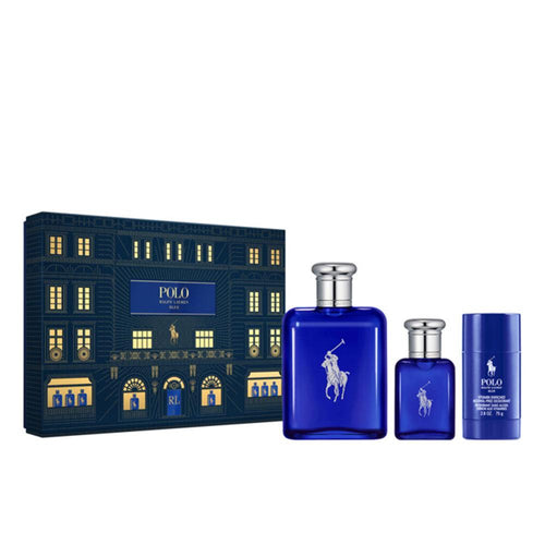 Ralph Lauren Polo Blue Eau De Toilette Perfume Set Frescura Mediterránea Única