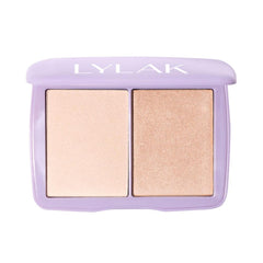 Lylak Only Good Vibes Duo Iluminador En Polvo Brillo Natural Y Radiante