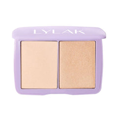 Lylak Only Good Vibes Duo Iluminador En Polvo Brillo Natural Y Radiante