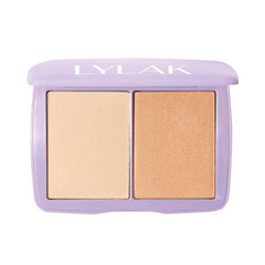 Lylak Only Good Vibes Duo Iluminador En Polvo Brillo Natural Y Radiante