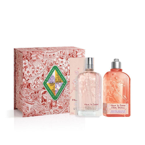 L'Occitane En Provence Flores De Cerezo Parfüm Set Eau De Toilette Cherry Blossoms Zarte Fruchtige Note