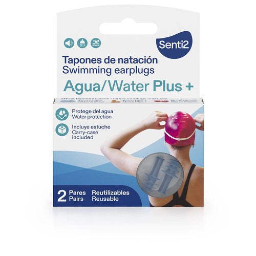 Senti2 Cuidado Auditivo Tappi Auricolari Per Nuoto Massima Protezione Acustica