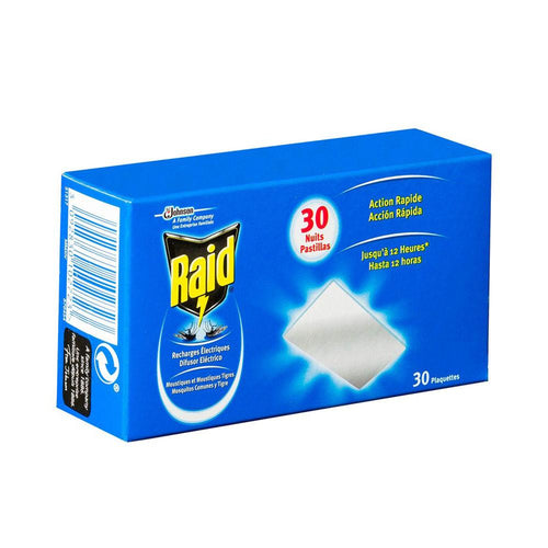 Raid Proteccion Antimosquitos Tablet Sostitutiva Elimina Zanzare In Modo Efficace