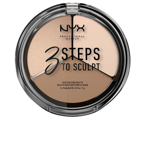 Nyx Professional Make Up 3 Steps To Sculpt Palette Scolpente Per Un Contorno Perfetto