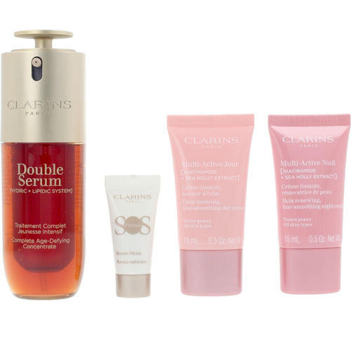 Clarins Double Serum Set Cosmetico Viso Azione Anti Invecchiamento Intensa