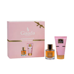 Gisada Ambassador Parfum Eau De Parfum Et Gel Douche Set Inoubliable Expérience Sensorielle Olfactive