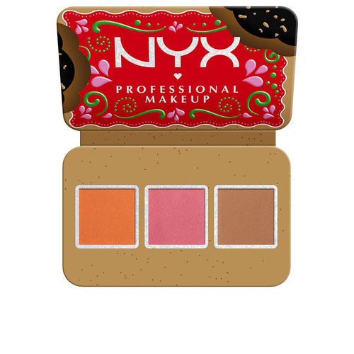 Nyx Professional Make Up Home Alone Bronzer Und Blush Palette Strahlender Natürlicher Look