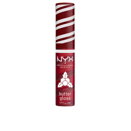 Nyx Professional Make Up Home Alone Brillo Labial Butter Hot Cocoa Swirl Labios Suaves Hidratados Vibrantes