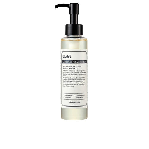 Klairs Gentle Black Olio Detergente Viso Pelle Pulita E Idratata