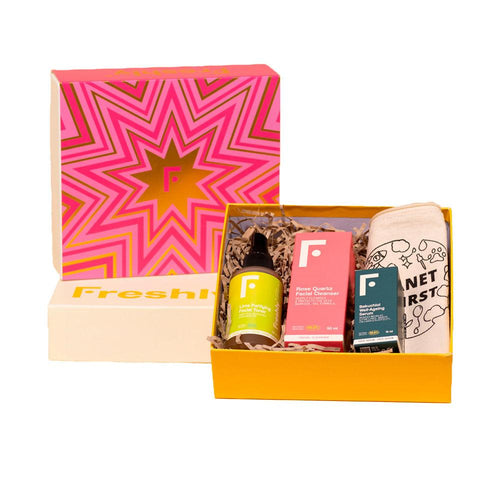 Freshly Cosmetics Facial Freshly Cosmetics Set Cosmetico Viso Riduzione Rughe Veloce