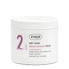 Ziaja Plant Essentials Maschera Idratante Per Capelli Pomegranate Idratazione Naturale Pura