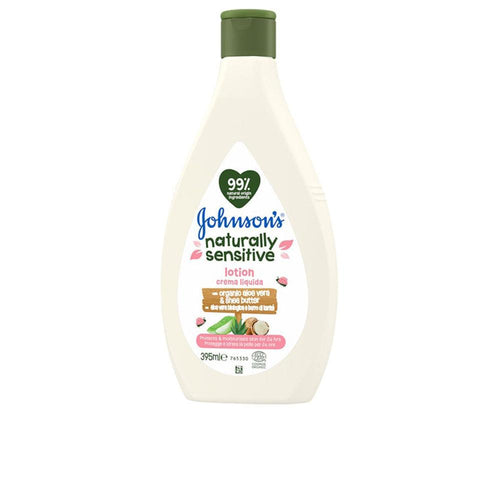 Johnson's Baby Baby Bio Naturally Sensitive Aloe Vera Körperlotion 24 Stunden Feuchtigkeit