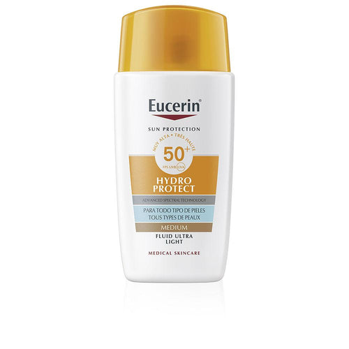 Eucerin Sun Protection Fluido Facial Tintado Protección Solar Ultra Ligera