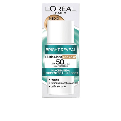 L'Oréal Paris Bright Reveal Niacinamide Fluide Quotidien SPF50 Peau Radieuse Chaque Jour