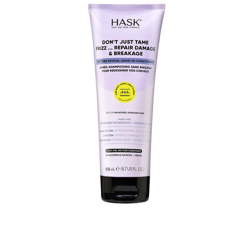 Hask Texture Bálsamo Sin Enjuague Anti Frizz Cabello Suave E Hidratado