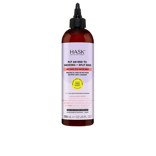 Hask Texture Tratamiento Anti Caida Para Cabello Con Agua De Arroz Cabello Mas Fuerte Y Brillante
