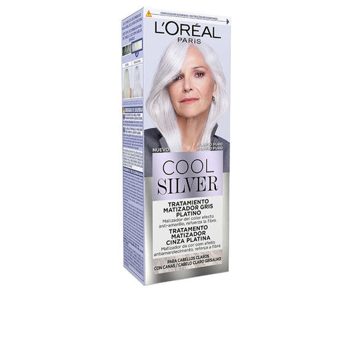 L'Oréal Paris Cool Silver Platingrau Tönungsbehandlung Kein Gelber Schimmer